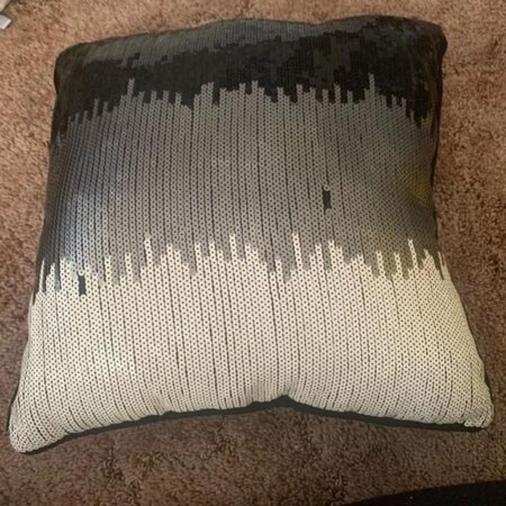 Jennifer Lopez Jet Setter Set Sequined Throw Pillo